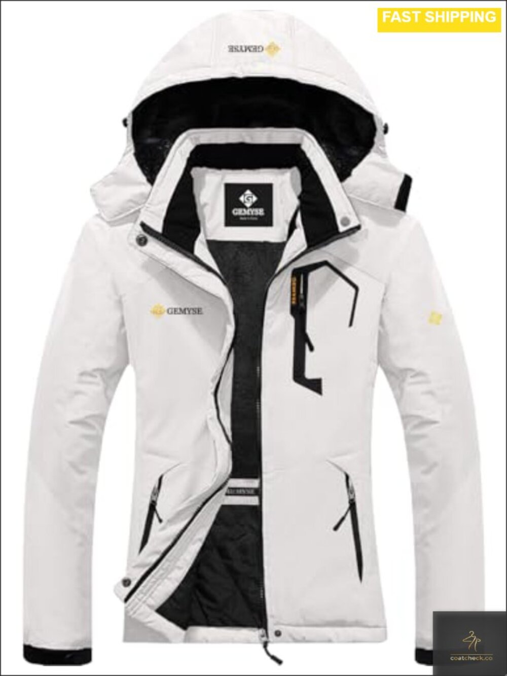 Women's Waterproof Ski Jacket Warm Winter Coat Detachable Hood